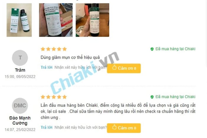 Đánh giá về sữa tắm trắng da Some By Mi AHA-BHA-PHA 30 Days cho tuổi dậy thì