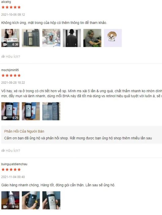 Review BHA tẩy tế bào chết Naturium BHA Liquid Exfoliant 2%