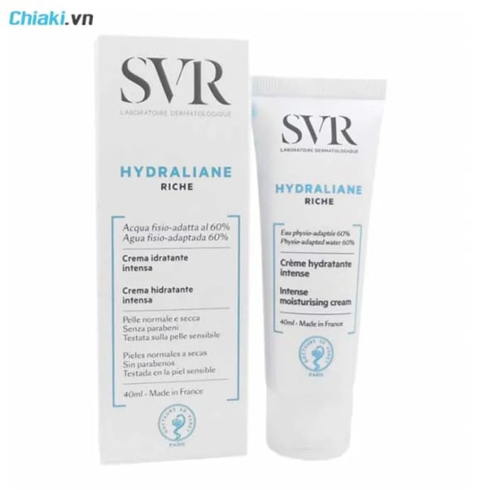 Kem dưỡng da cổ và mặt SVR Hydraliane Riche 