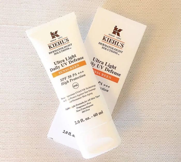 Kem chống nắng Kiehl's Ultra Light từ Mỹ