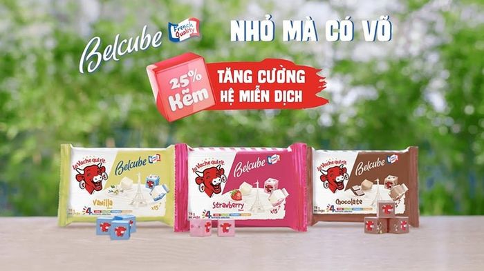 Phô mai Con Bò Cười có nhiều loại hương vị và hình dạng khác nhau