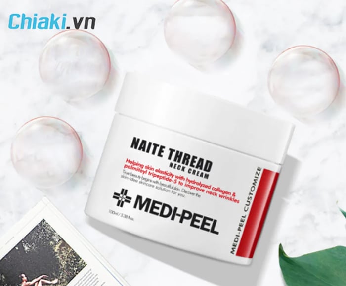 kem dưỡng da cổ medi peel naite thread neck cream