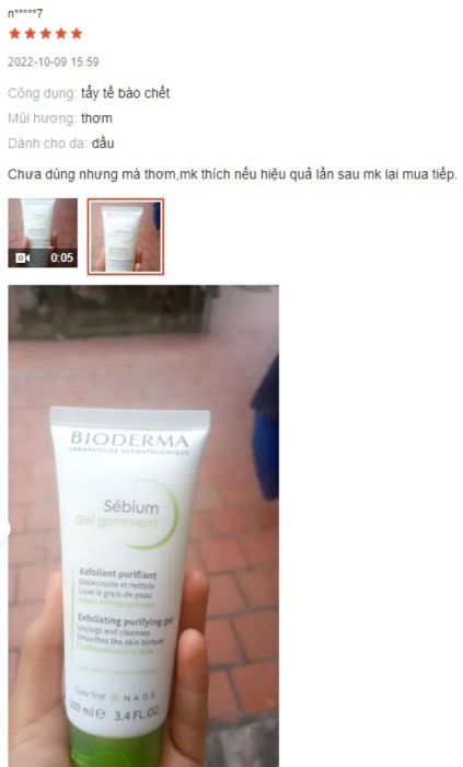 Đánh Giá Về Gel Tẩy Tế Bào Chết BHA Bio-essence Bioderma Sebium