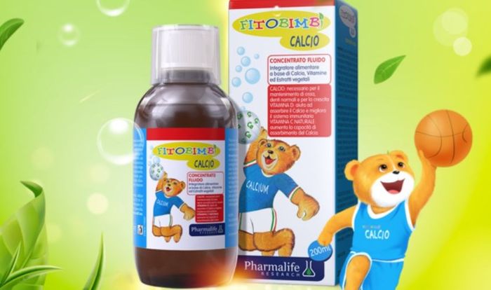 Siro Fitobimbi Calcio hỗ trợ phát triển hệ xương và răng cho trẻ 200 ml (từ 6 tháng)