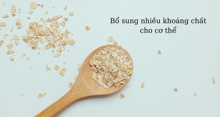 Yến mạch cung cấp đầy đủ khoáng chất cho cơ thể của mẹ bầu