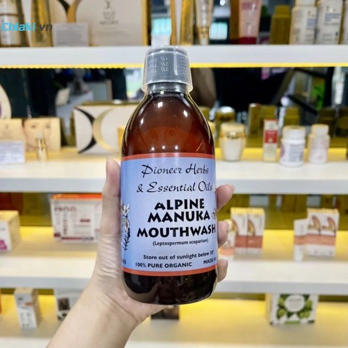 Nước súc miệng mật ong Alpine Manuka Mouthwash