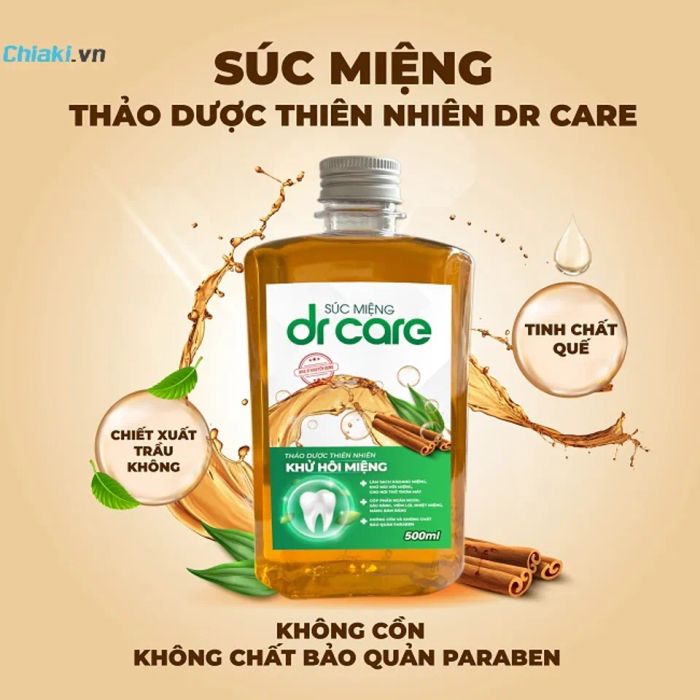 Nước súc miệng tự nhiên Dr Care