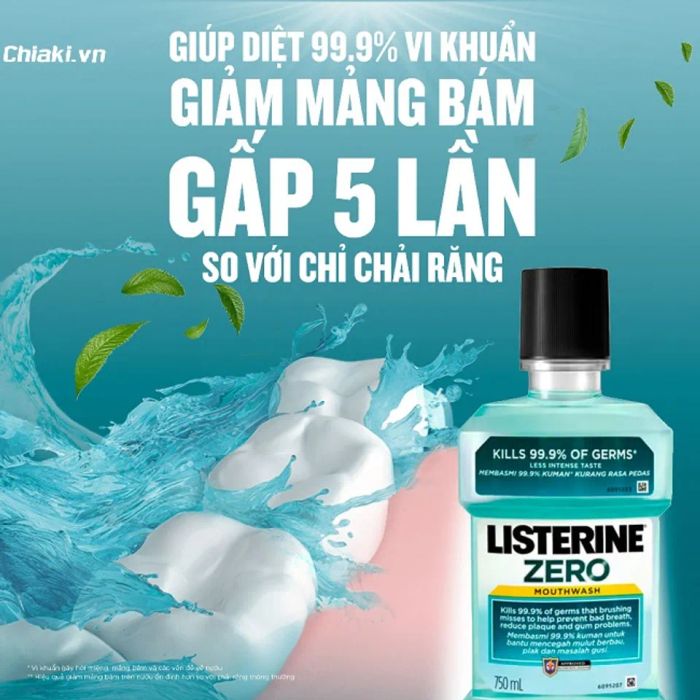 Nước súc miệng Listerine Cool Mint