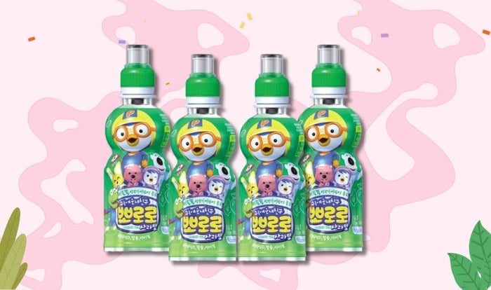 Combo 4 chai nước ép trái cây Pororo vị táo 235 ml (từ 3 tuổi)