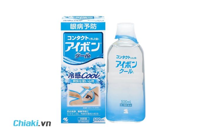 Nước rửa mắt Kobayashi Aibon W Vitamin Premium 500mL