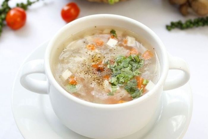 Mẹ chia sẻ bí quyết nấu súp tôm cho bé giàu dinh dưỡng