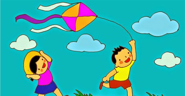 Mô tả về cánh diều tuổi thơ