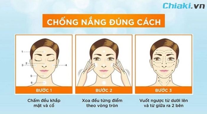 Cách thoa kem chống nắng đúng cách