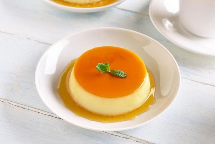 Bánh flan từ sữa công thức cho bé