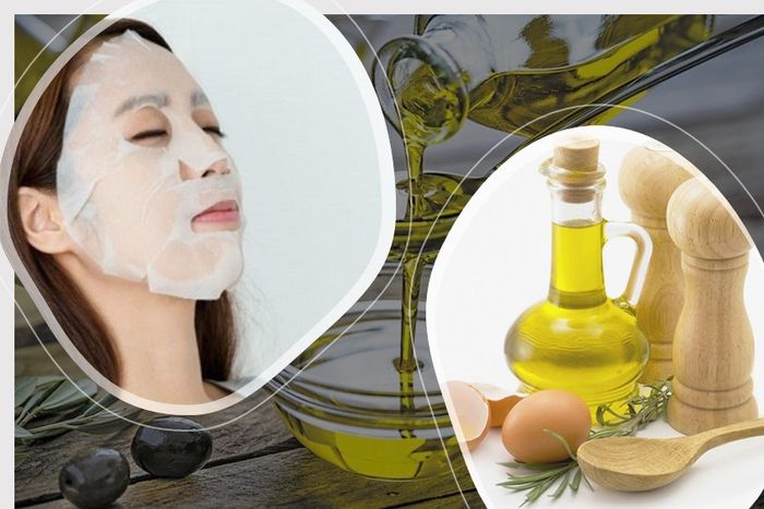 Kết hợp dầu oliu và lòng trắng trứng gà để tạo mặt nạ dưỡng da hiệu quả