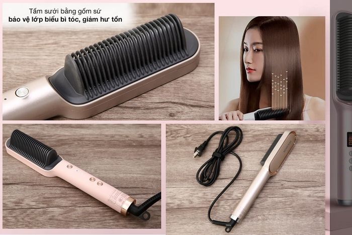 Dùng lược điện chải tóc đa năng K.SKIN KD380 để làm quà tặng 8/3 đặc biệt