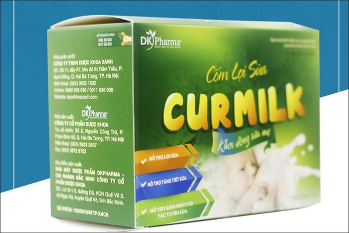 Cốm DK Pharma Curmilk hỗ trợ lợi sữa 20 gói
