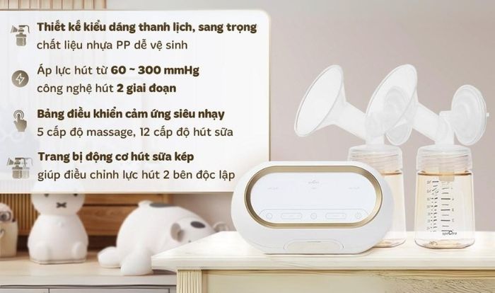 Máy hút sữa điện đôi Spectra Dual Compact