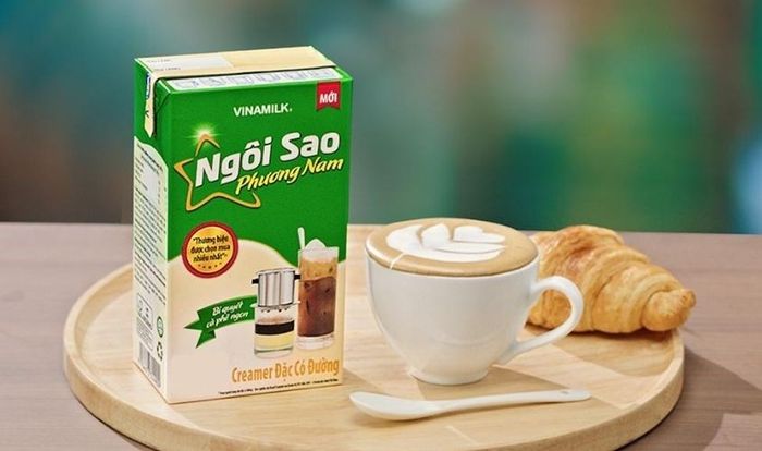 Kem đặc Vinamilk Ngôi Sao Phương Nam xanh lá hộp 380g