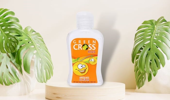 Gel rửa tay khô Green Cross hương cam dành cho trẻ em chai 100 ml