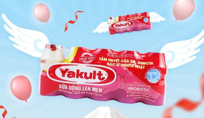 Hộp 5 chai sữa chua uống Yakult 65 ml (từ 6 tháng)