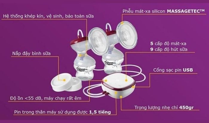 Tommee Tippee có nhiều ưu điểm nổi bật