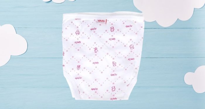 Tã vải sơ sinh IQ Baby size S3 2 cái/bịch (6 - 9 tháng) - Màu ngẫu nhiên