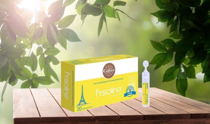 Nước muối kháng viêm vệ sinh mũi Fysoline 5 ml (Hộp 20 ống)