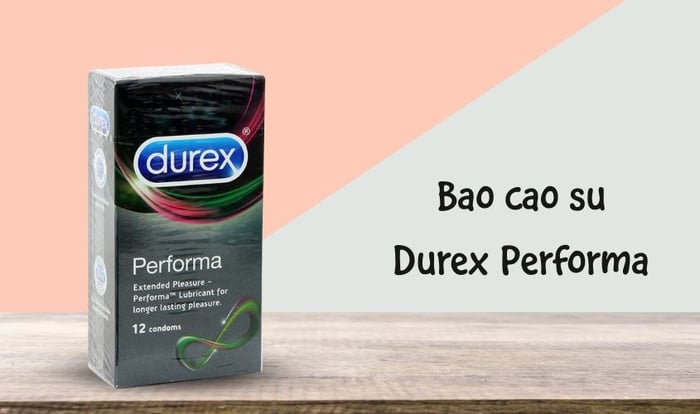 Durex Performa 52 mm: Hộp 12 chiếc bao cao su