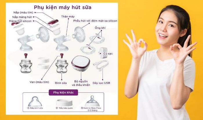 Tommee Tippee dễ dàng lắp ráp và sử dụng