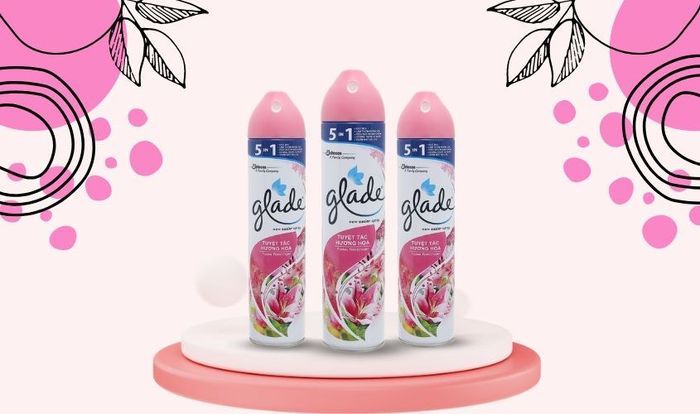 Xịt phòng Glade hương cỏ hoa 280 ml