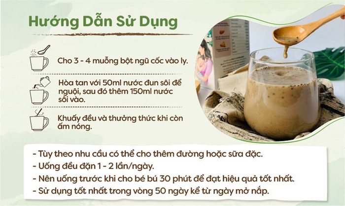 Hướng Dẫn Sử Dụng Ngũ Cốc Anpaso