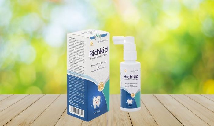 Lọ xịt Richkid chống sâu răng 50 ml (từ 1 tuổi)