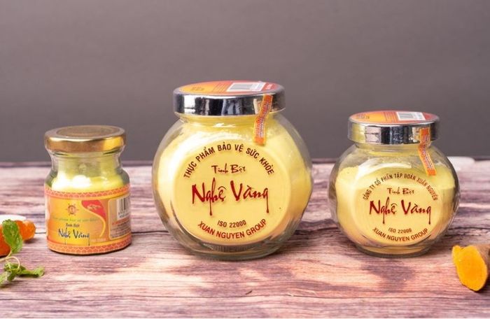 Tinh bột nghệ vàng Xuân Nguyên hũ 75g (dành cho từ 7 tuổi trở lên)