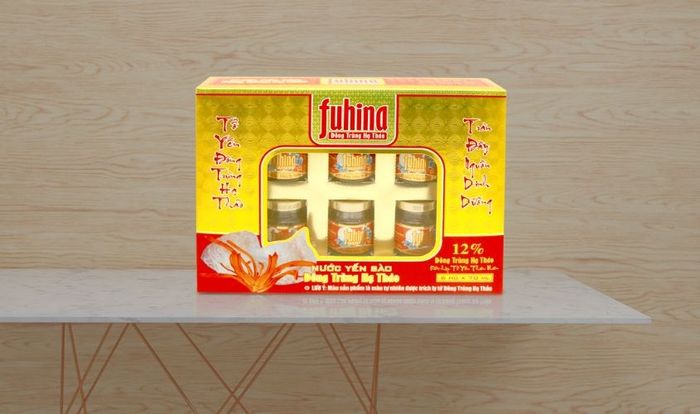 Nước yến đông trùng hạ thảo Fuhina