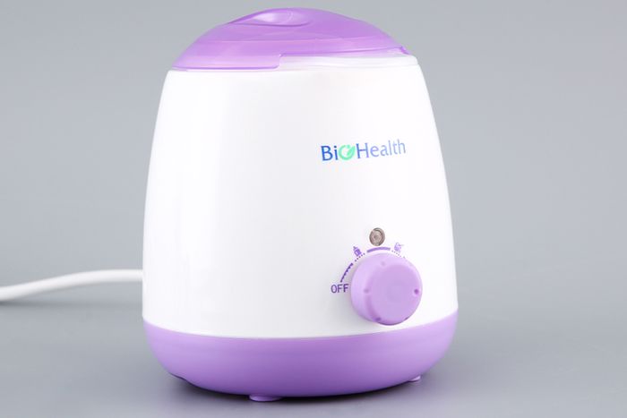 Máy hâm sữa đơn BioHealth BH8110 được làm từ nhựa PP (không chứa BPA), an toàn cho sức khỏe.