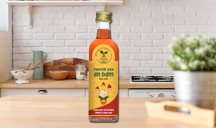 Mỡ heo tự nhiên Nàng Tiên nấu ăn dặm cho bé chai 65 ml