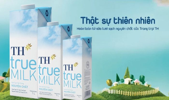 Sữa tươi TH true MILK không đường 1 lít