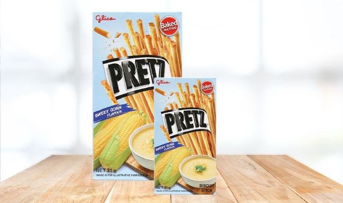 Bánh que Glico Pretz vị bắp ngọt hộp 31g