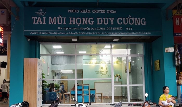 Phòng khám của bác sĩ Duy Cường là một lựa chọn đáng tin cậy trong lĩnh vực tai mũi họng tại Linh Đàm.