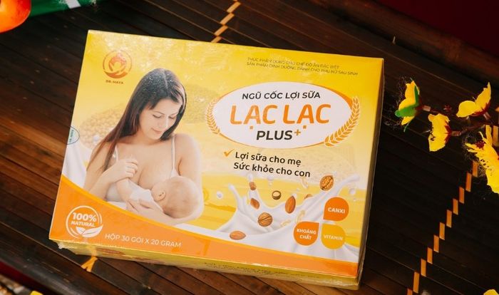 Ngũ cốc lợi sữa Dr.Maya Lạc Lạc Plus hộp 30 gói 20g