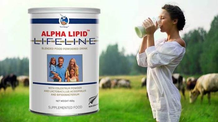 Lựa chọn sữa Alpha Lipid cho người lớn