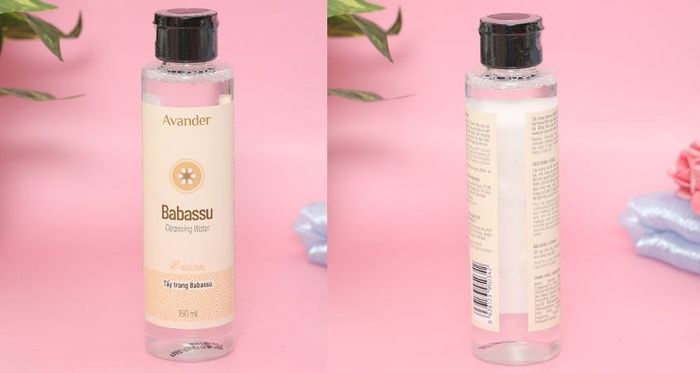 Nước tẩy trang tinh dầu Babassu Avander 150 ml