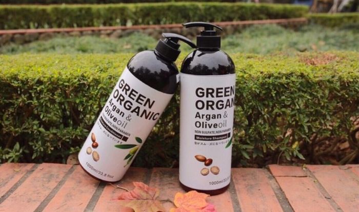 Dầu gội Green Organic giúp phục hồi tóc tổn thương và kích thích mọc tóc