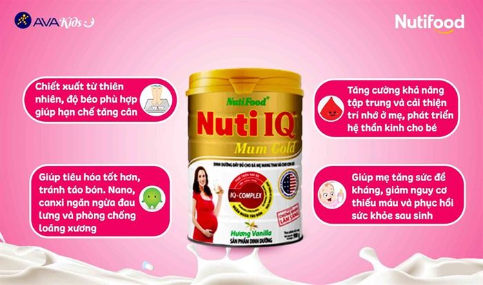 Sữa Nuti IQ Mum Gold