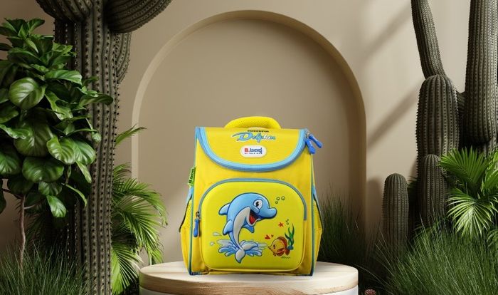 Balo chống gù B.Bag Genius Box F2-Dolphin B-12-107 vàng