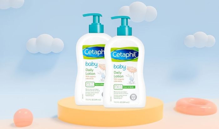 Sữa dưỡng da chiết xuất hoa cúc cho bé Cetaphil Baby Daily Lotion 399 ml