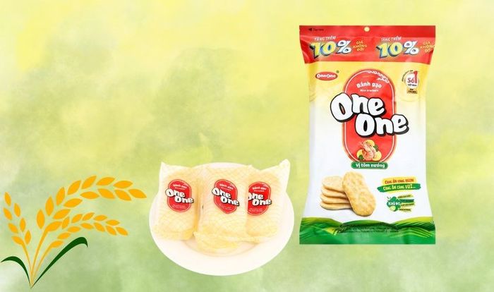 Bánh gạo One One vị tôm nướng gói 150g (từ 8 tháng)