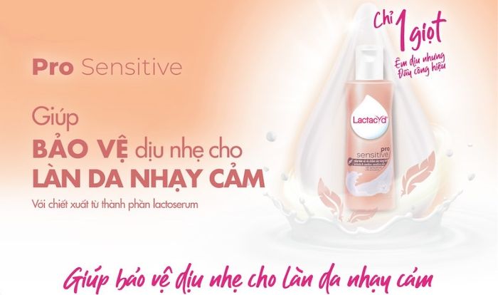 Dung dịch vệ sinh phụ nữ Lactacyd Pro Sensitive 250 ml