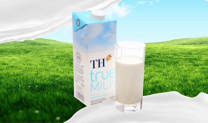 Sữa tươi TH true MILK không đường dung tích 1 lít